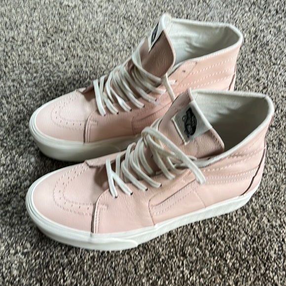 Vans Shoes - New Vans Leather Platform Sneakers